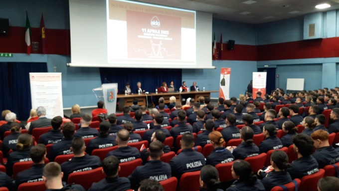 105 gli influencer del dono alla scuola di Polizia di Alessandria. Esulta l’Aido