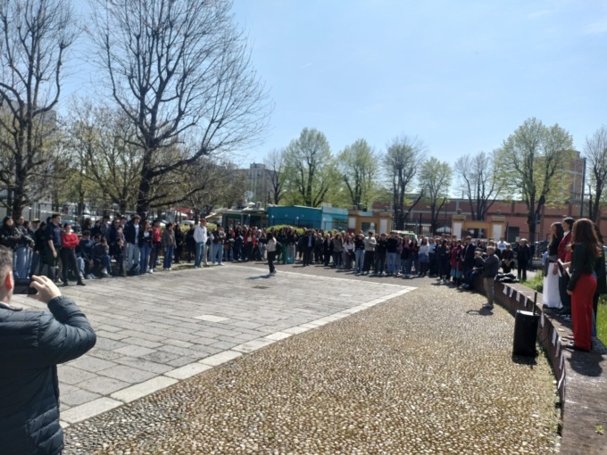 Nel nome di Sara e Ilaria, anche gli universitari di Alessandria dicono no ai femminicidi