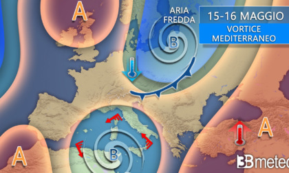 Meteo: altra settimana tra rovesci e temporali