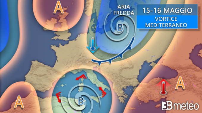 Meteo: altra settimana tra rovesci e temporali