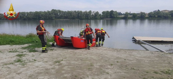 Vigili del Fuoco: due giorni di addestramento nautico nelle acque del Po a Casale e Morano
