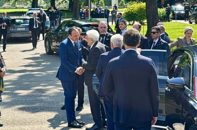 In corso a Torino la visita del presidente della Repubblica Sergio Mattarella