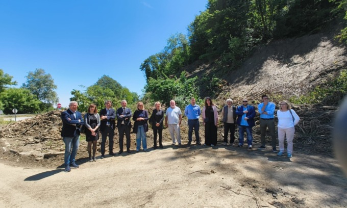 Protesta in Val Cerrina contro i tagli del governo agli enti locali