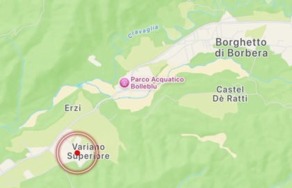 Lieve scossa di terremoto in Val Borbera: epicentro a 2 km da Vignole Borbera