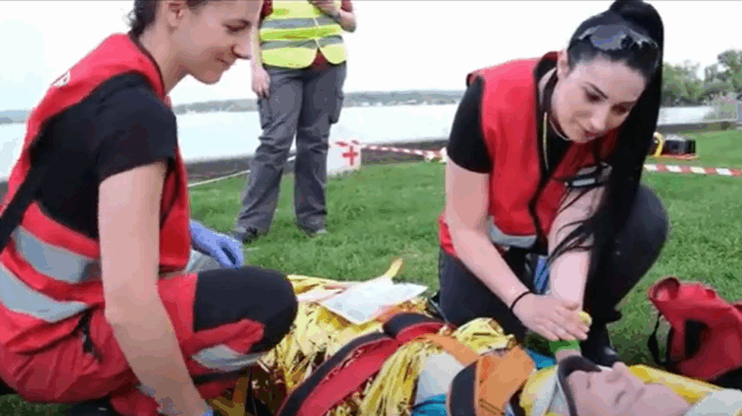 Una simulazione di maxi emergenza nel Novarese, organizzato dal centro Crimedim