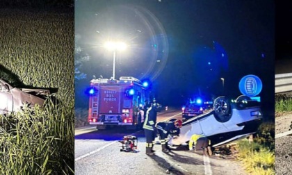 Sale, due auto coinvolte in un incidente notturno, conducenti non in pericolo di vita