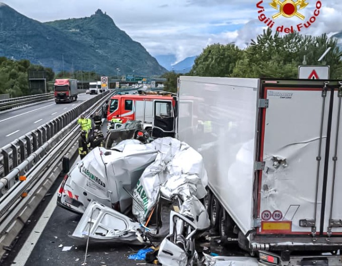 Incidente sulla A32 all’altezza di Avigliana: traffico bloccato e un ferito