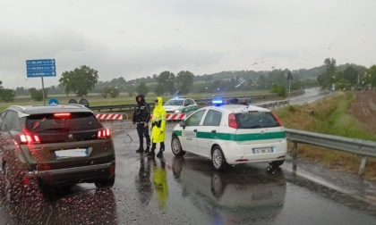 Pioggia e grandine nell'Alessandrino: riaperta la SS494 tra Alessandria e Valenza