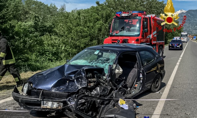 Incidente a Chianocco, nel Torinese: l’intervento dei Vigili del Fuoco