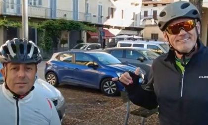 Due amici, in giro per lo Stivale, in bici: al via da Castellamonte l'Italia Bike Tour 2025