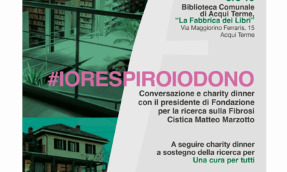 Acqui Terme, giovedì l'evento #IORESPIROIODONO con Matteo Marzotto