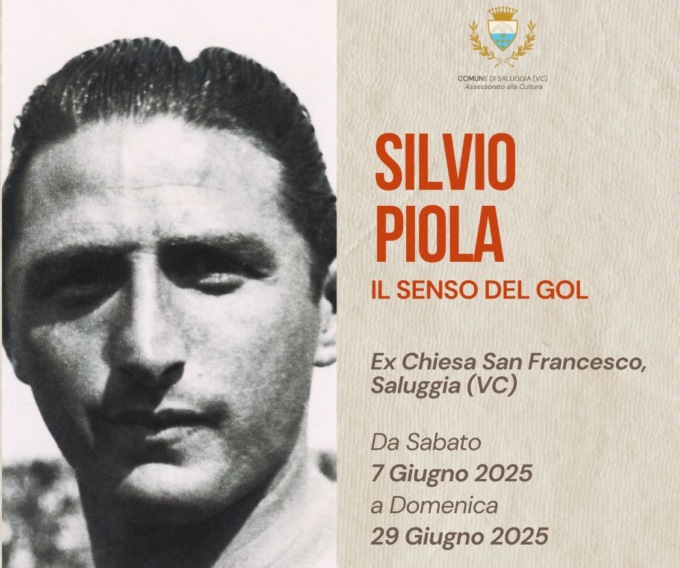 Saluggia, inaugurata la mostra “Il senso del gol”, dedicata a Silvio Piola