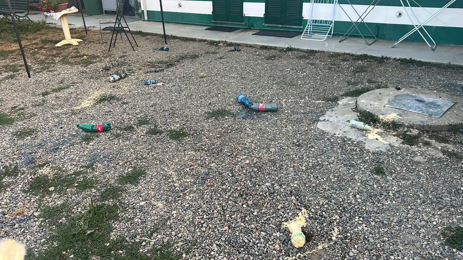 Atto vandalico cascina rosa