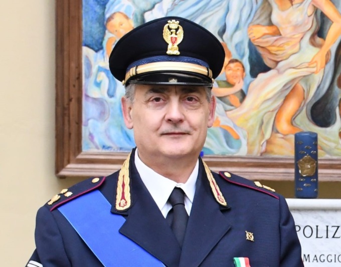 Polizia Stradale Alessandria: il Commissario Sandrone in pensione dopo 40 anni di servizio