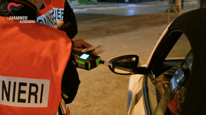 Contrasto all’uso di droga e alcol alla guida: numerosi i controlli sulle strade alessandrine
