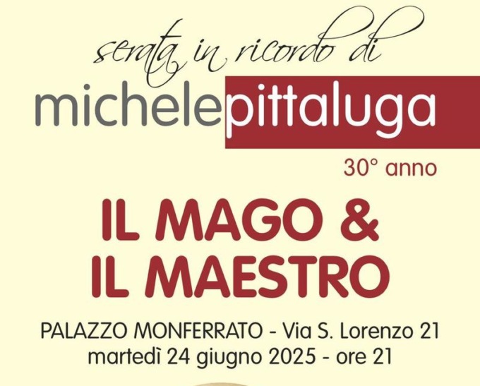 Alessandria, martedì 24 “Il mago & il maestro” a Palazzo Monferrato