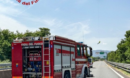 Raccordo autostradale Torino-Caselle, incidente tra tre auto