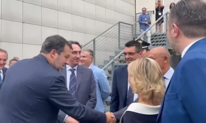 Il ministro delle Infrastrutture Salvini ad Alessandria per presentare il progetto dello scalo merci