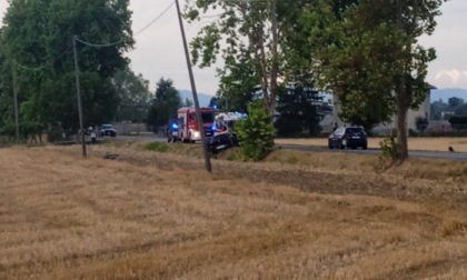 Incidente sulla provinciale tra Sale e Tortona: auto esce fuori strada