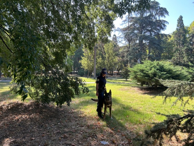 Zone rosse ad Alessandria: controlli antidroga ai giardini pubblici