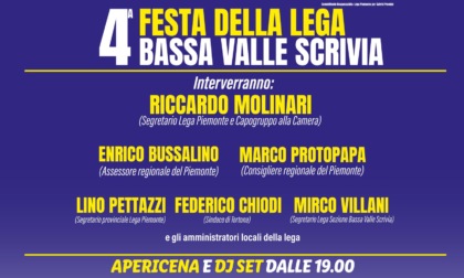 Il 25 luglio a Castelnuovo Scrivia torna la Festa della Lega della Bassa Valle Scrivia