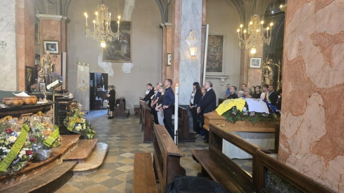 Questa mattina a Lu Monferrato i funerali di Sergio Viganò