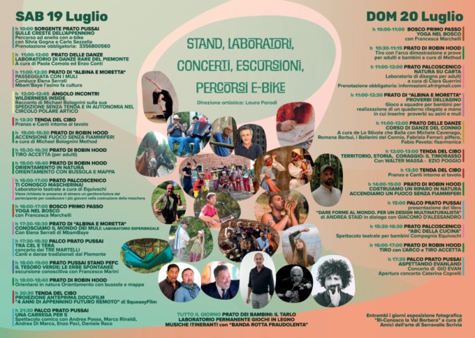Appennino Futuro Remoto: il 19 e 20 luglio torna a Carrega Ligure il “Festival in Fiera”