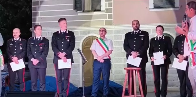 Un riconoscimento ai Carabinieri del Chivassese operativi durante l’alluvione di aprile