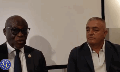 Valenza, visita dell'ambasciatore della Sierra Leone M’Baimba Lamin Baryoh