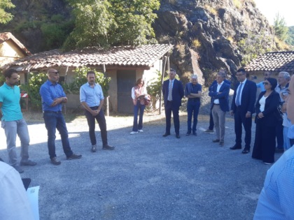 Laghi della Lavagnina: terminati i lavori più impattanti alla diga. Questa mattina sopralluogo