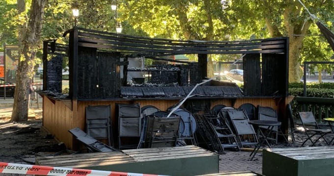 Incendio distrugge il Bacaro davanti alla stazione di Tortona