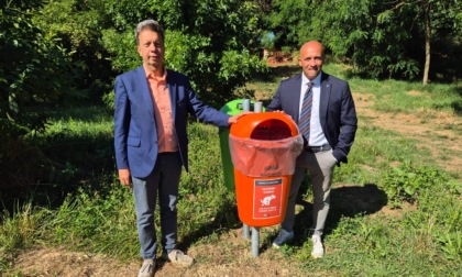 Riqualificazione Forte Acqui ad Alessandria: posizionati i cestini gettacarte e per le deiezioni canine
