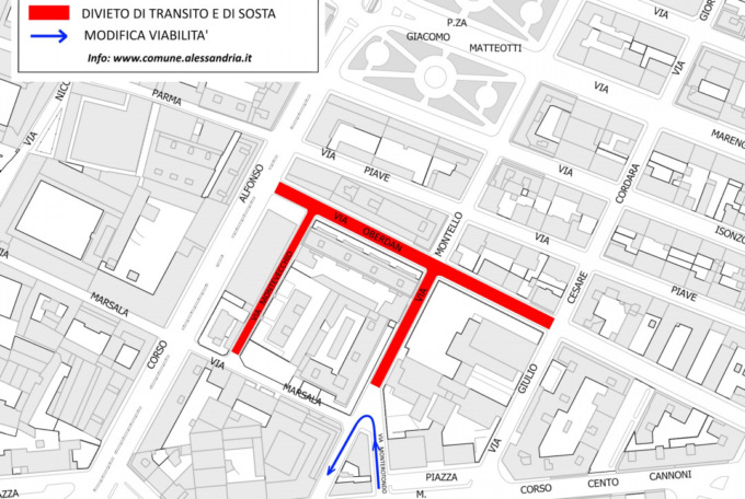 Lavori per il teleriscaldamento ad Alessandria: i provvedimenti viabili fino al 4 agosto