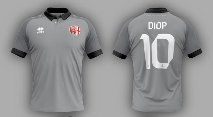 La nuova maglia dell’Alessandria Calcio avrà i bordi neri: la più votata dai tifosi