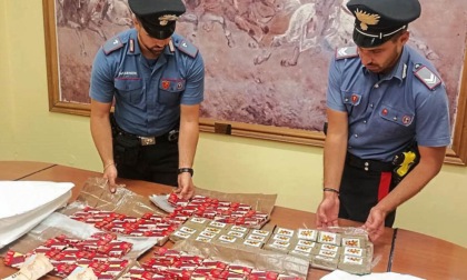 Dodici chili e mezzo di hashish e oltre 11mila euro: arrestati due 19enni nel Tortonese