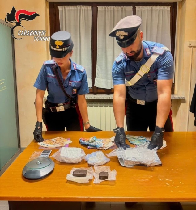 Strambino, un arresto e una denuncia per spaccio di stupefacenti
