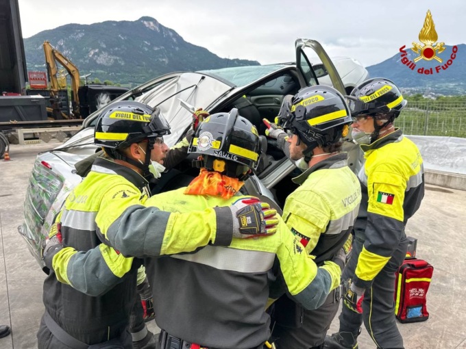 Il coordinatore dei Vigili del Fuoco di Alessandria Demartini al World Rescue Challenge