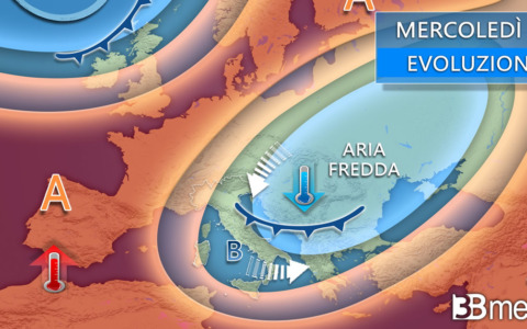 Freddo fuori stagione in arrivo: da mercoledì calo termico e neve in montagna