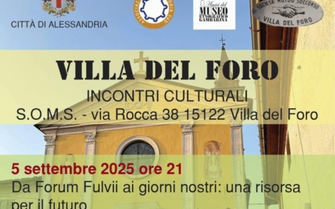 A Villa del Foro l’incontro culturale: “Da Forum Fulvii ai giorni nostri: una risorsa per il futuro”