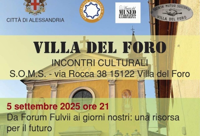 A Villa del Foro l’incontro culturale: “Da Forum Fulvii ai giorni nostri: una risorsa per il futuro”