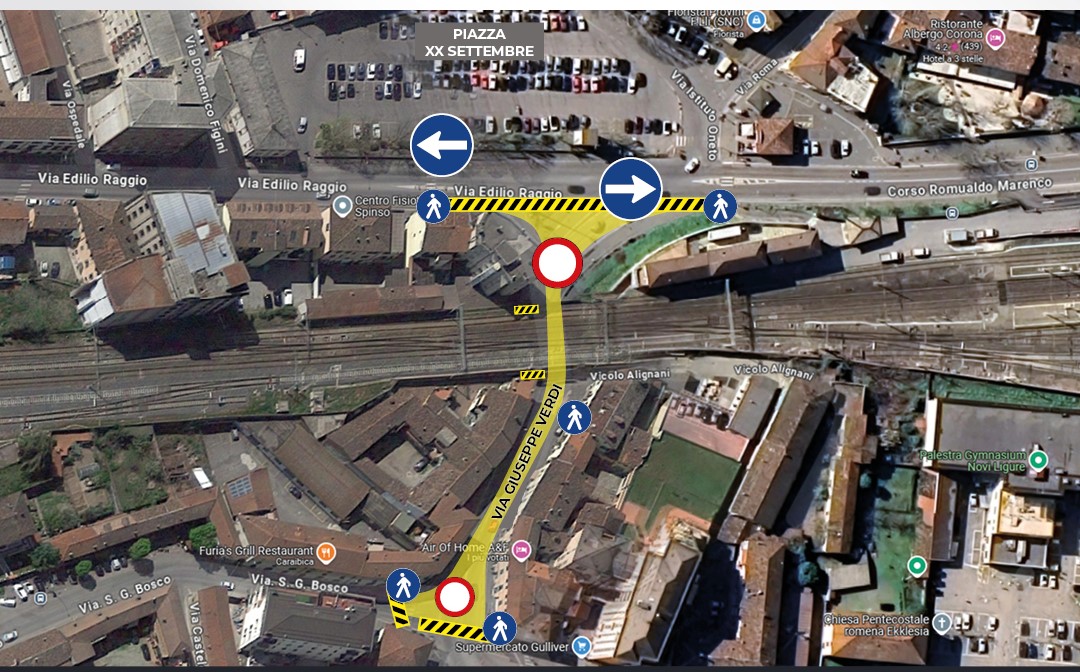 Lavori rete gas in via Verdi a Novi Ligure: termine previsto nella prima metà di ottobre
