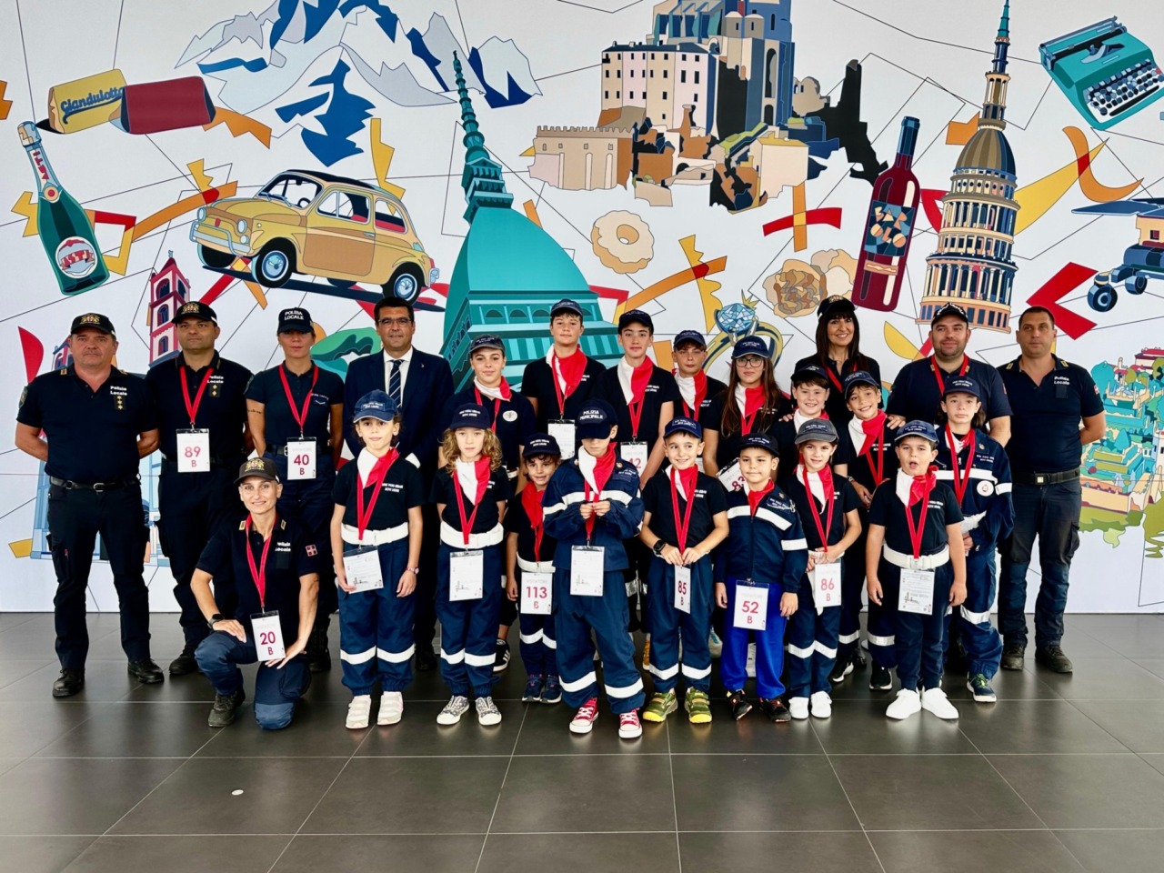 I Mini Vigili di Novi Ligure in visita al Grattacielo della Regione Piemonte