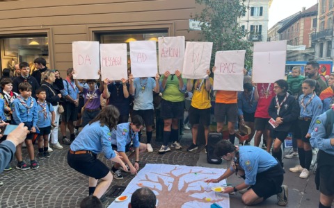 Alessandria, ieri l’evento “Da messaggi ad azioni di pace” dei Gruppi Scout cittadini