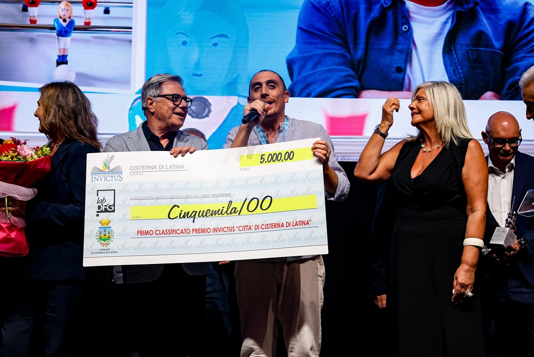 Cisterna di Latina: “Mister Cascione” vince il Premio Invictus
