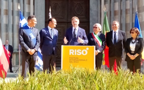 A Vercelli per la difesa del riso, con l’Europa e le assicurazioni contro i cambiamenti climatici