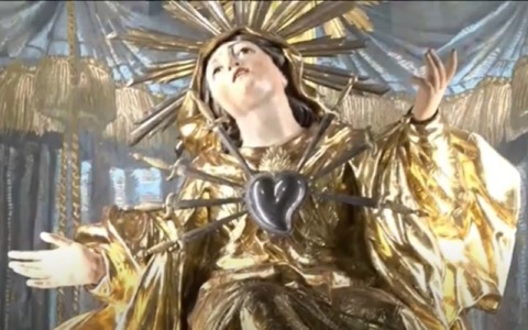 Restituita agli alessandrini la statua della Madonna Addolorata di San Giacomo della Vittoria