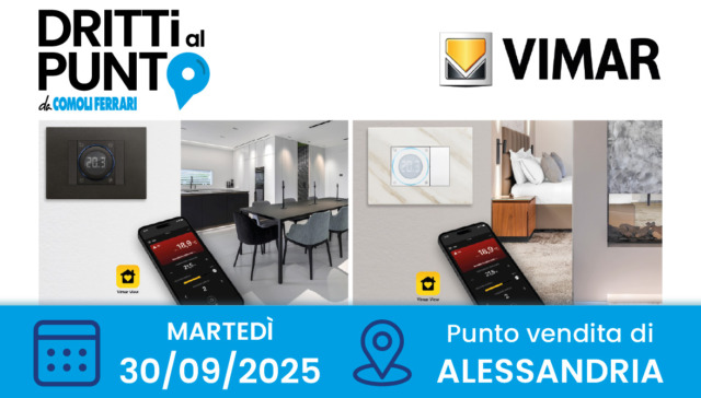 Sei un impiantista? Partecipa a dritti al punto con Vimar