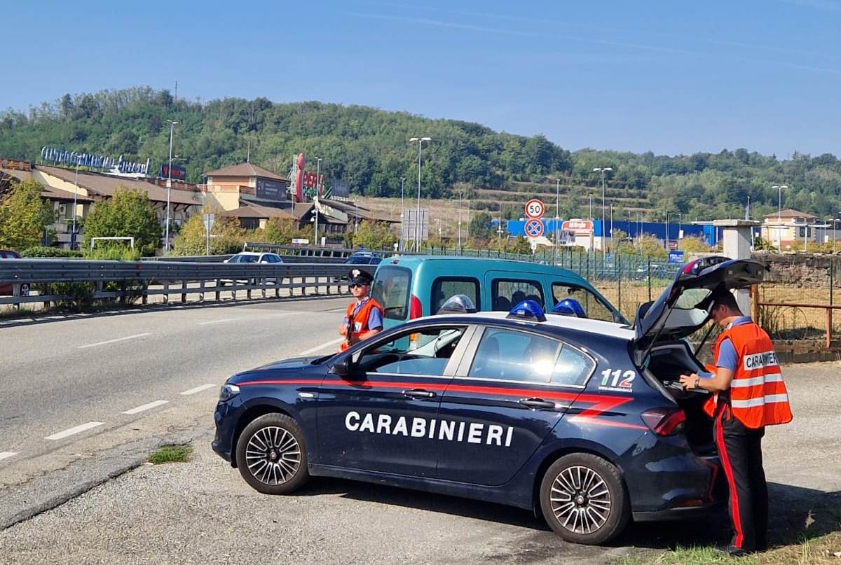 Novi Ligure, controlli dei Carabinieri sulle strade dopo gravi sinistri in zona