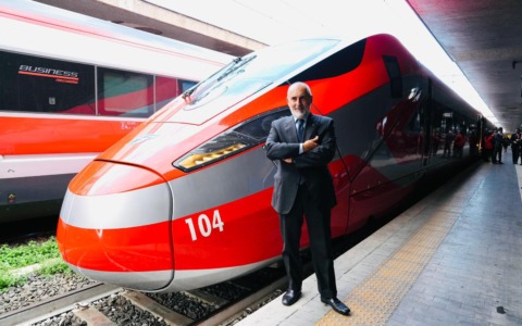 Gruppo Fs, viaggio in anteprima del Frecciarossa 1000 di nuova generazione