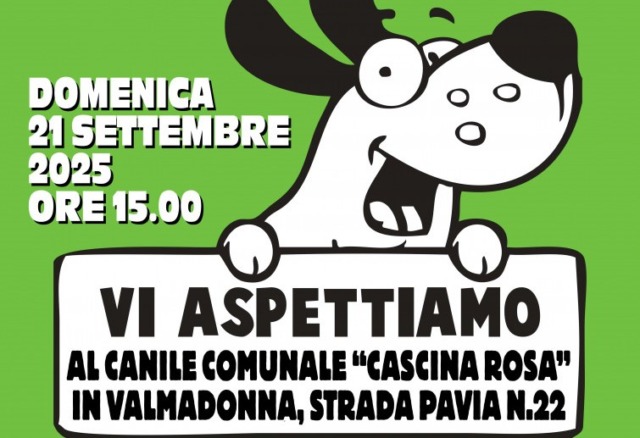 Il 21 settembre torna la “Festa a 4 zampe” al canile Cascina Rosa di Valmadonna